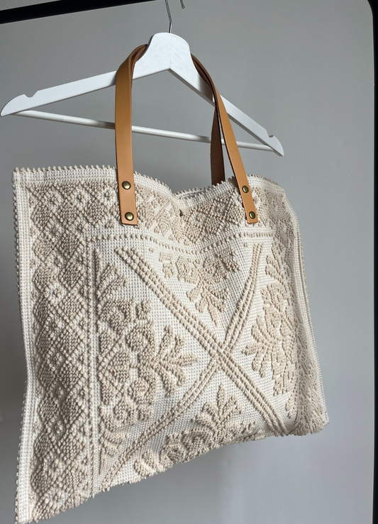 Sac de plage beige Ajaccio