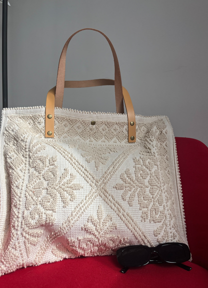 Sac de plage beige Ajaccio